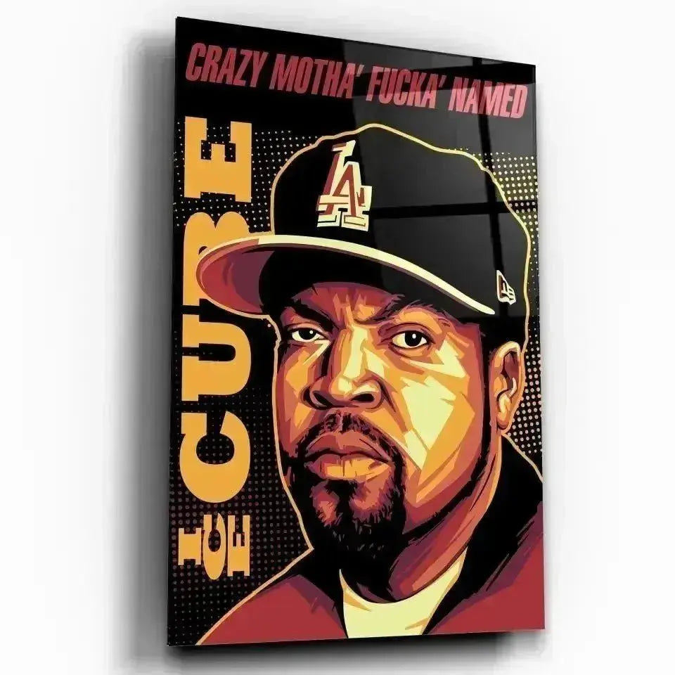Tableau Décoratif - Ice Cube Iconic Rap - Toile Unique