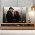 Tableau couple personnalisé affiche netflix film - Toile Unique