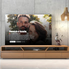 tableau couple personnalisé affiche netflix romantique - Toile Unique