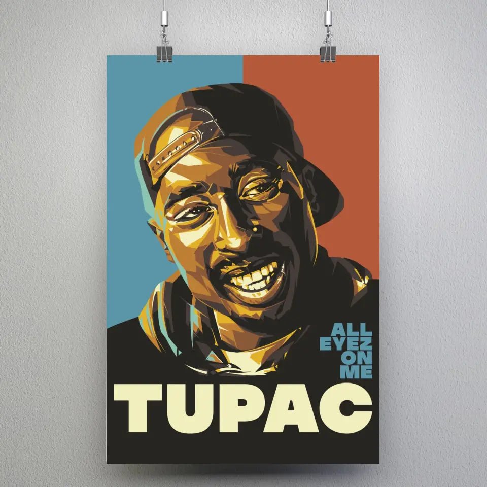 Tableau Décoratif - 2Pac All Eyez On Me - Toile Unique