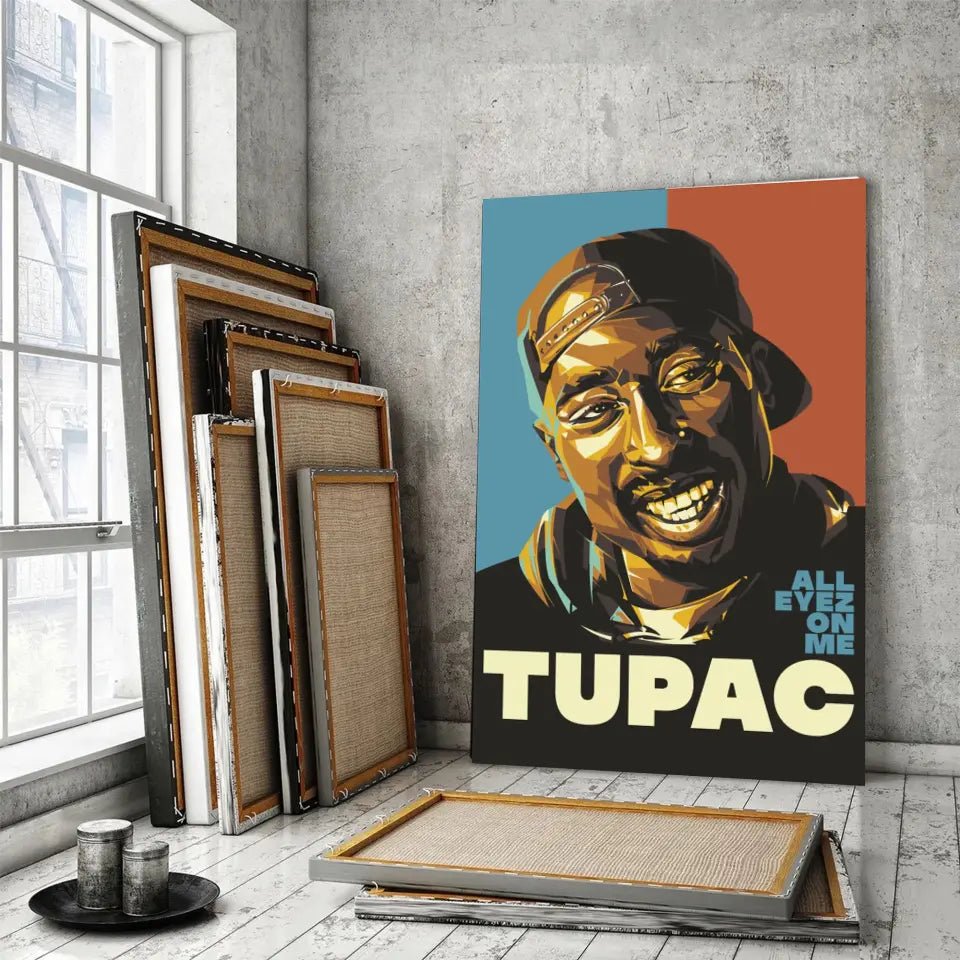 Tableau Décoratif - 2Pac All Eyez On Me - Toile Unique