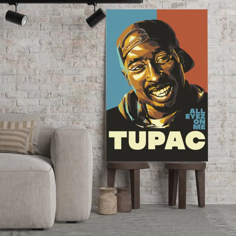 Tableau Décoratif - 2Pac All Eyez On Me - Toile Unique