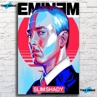 Thumbnail for Tableau Décoratif - Eminem Slim Shady - Toile Unique