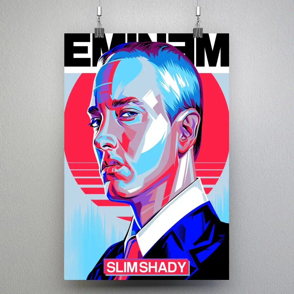 Tableau Décoratif - Eminem Slim Shady - Toile Unique