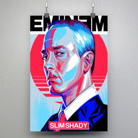 Thumbnail for Tableau Décoratif - Eminem Slim Shady - Toile Unique