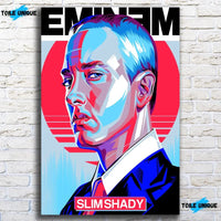 Thumbnail for Tableau Décoratif - Eminem Slim Shady - Toile Unique