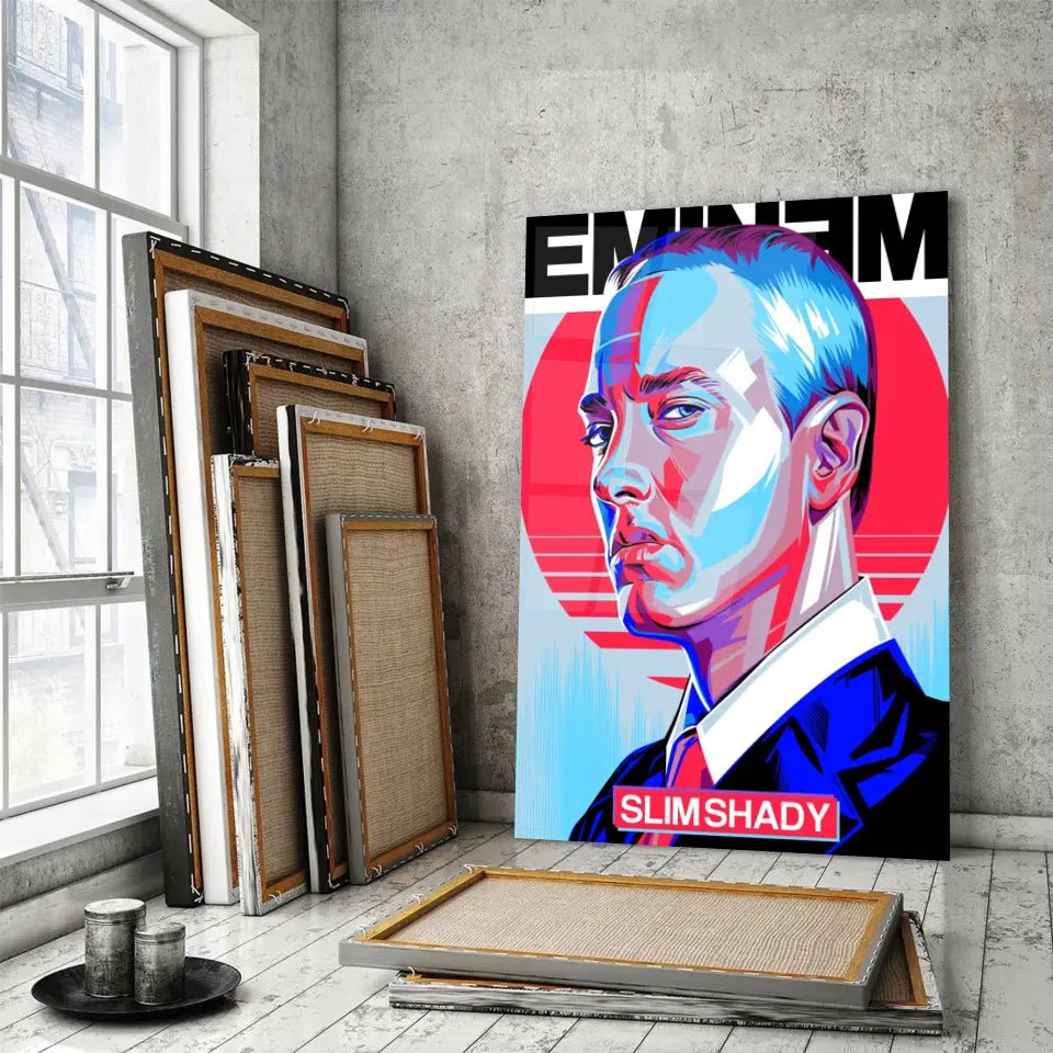 Tableau Décoratif - Eminem Slim Shady - Toile Unique