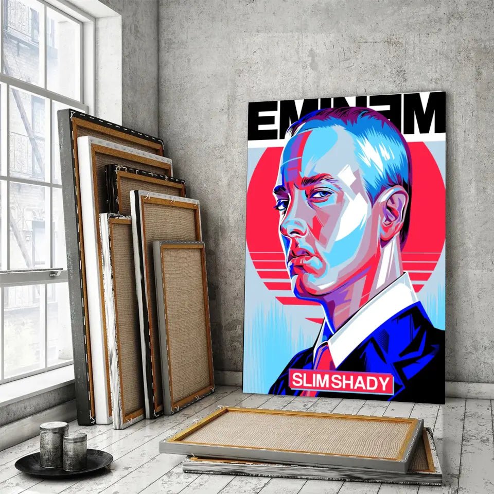 Tableau Décoratif - Eminem Slim Shady - Toile Unique