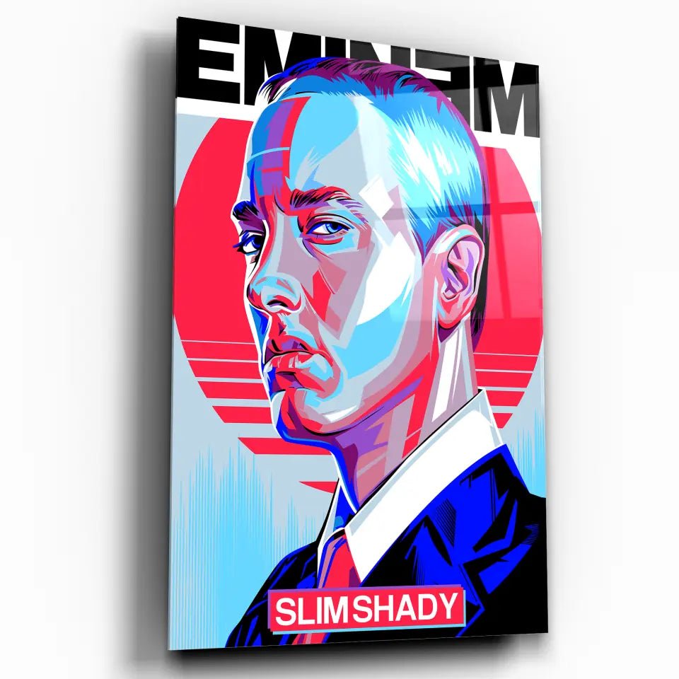 Tableau Décoratif - Eminem Slim Shady - Toile Unique