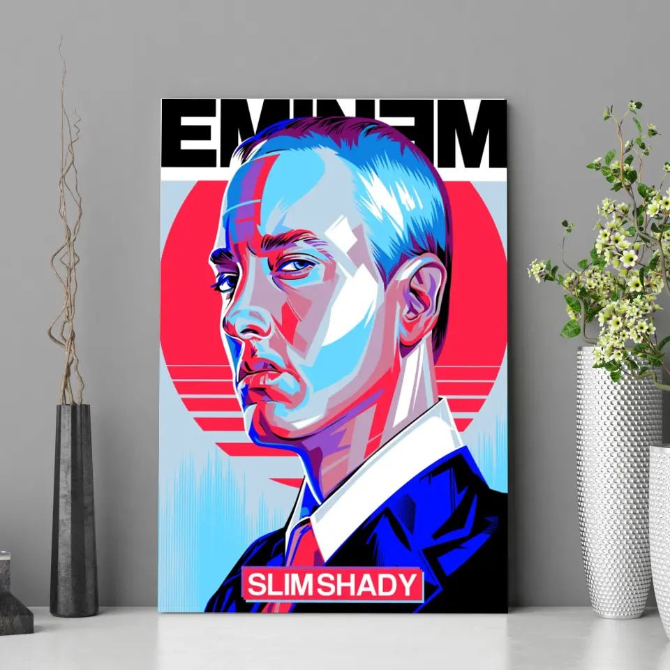 Tableau Décoratif - Eminem Slim Shady - Toile Unique