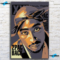 Thumbnail for Tableau Décoratif - Tupac Shakur 2Pac - Toile Unique