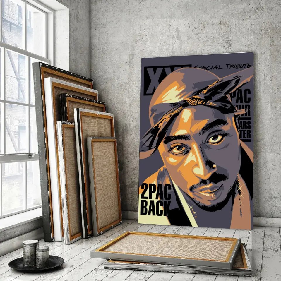 Tableau Décoratif - Tupac Shakur 2Pac - Toile Unique