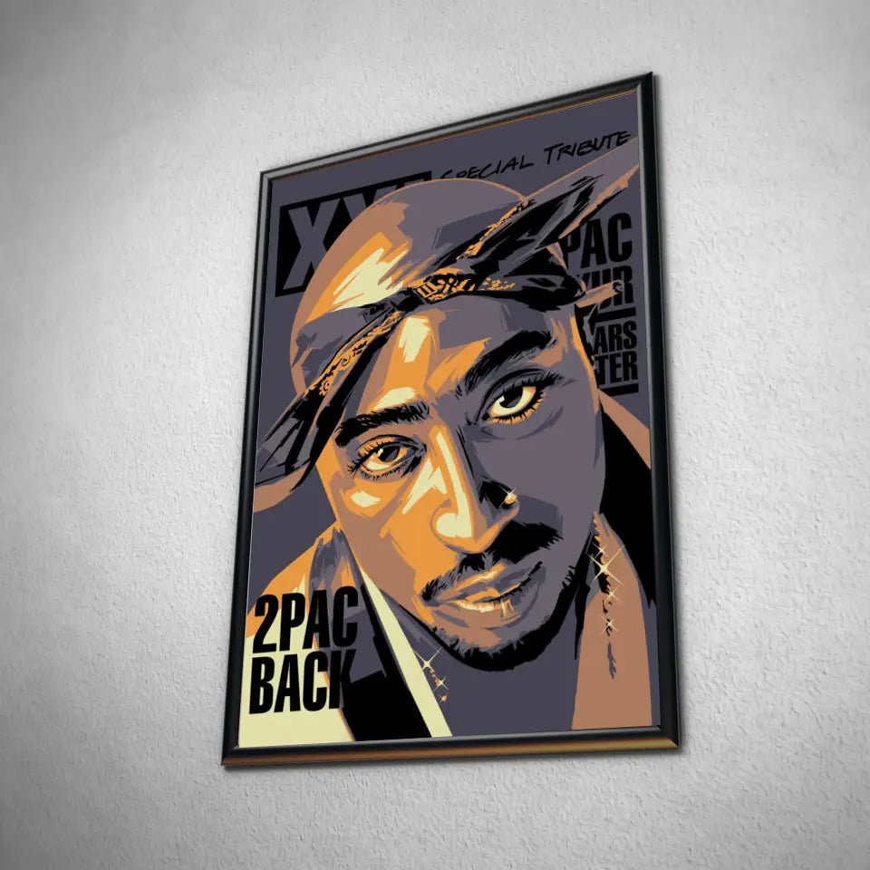 Tableau Décoratif - Tupac Shakur 2Pac - Toile Unique