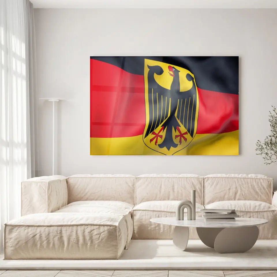 Tableau Drapeau Allemagne - Toile Unique