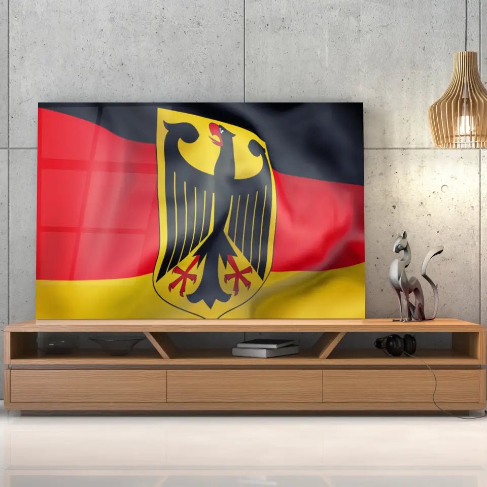 Tableau Drapeau Allemagne - Toile Unique