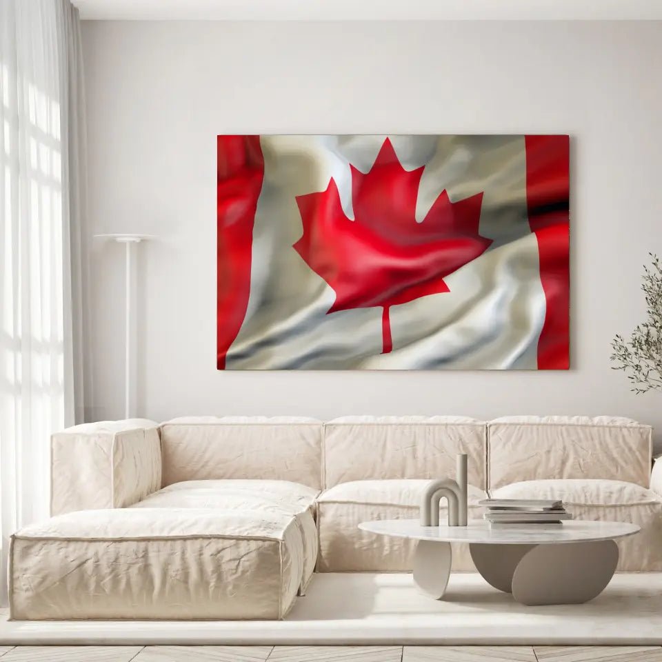 Tableau Drapeau Canada - Toile Unique