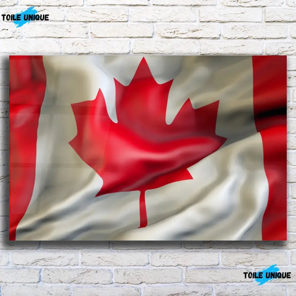 Tableau Drapeau Canada - Toile Unique