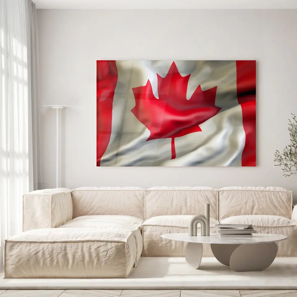 Tableau Drapeau Canada - Toile Unique