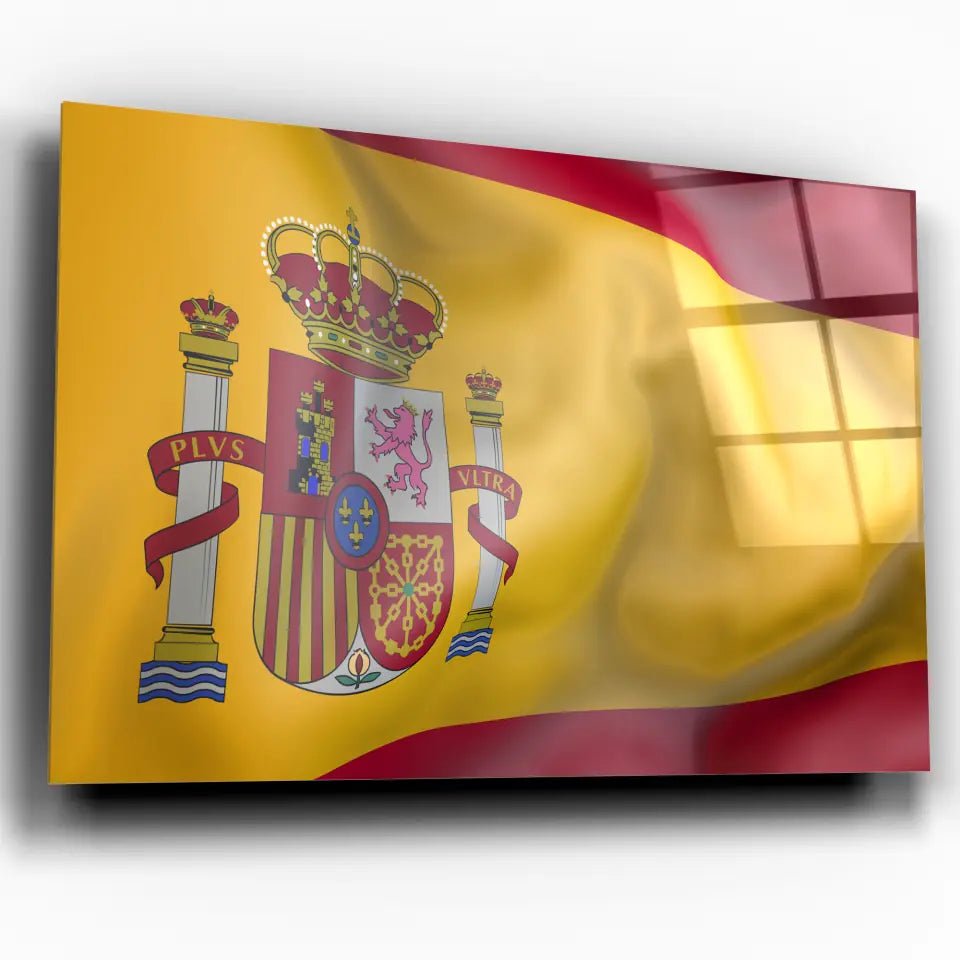 Tableau Drapeau Espagne - Toile Unique