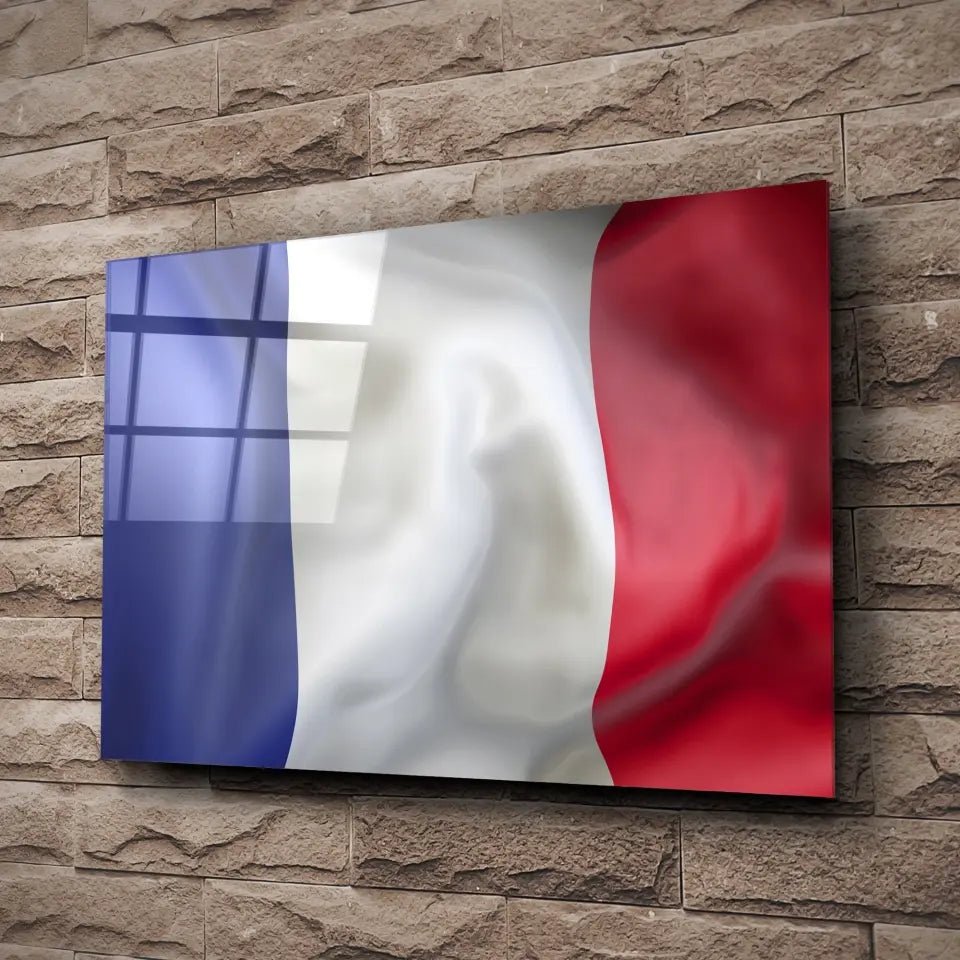 Tableau Drapeau France - Toile Unique