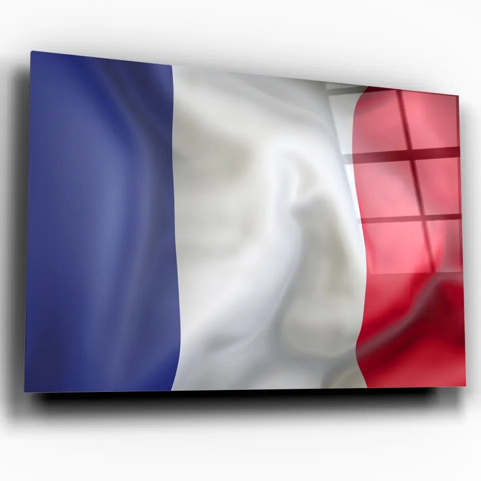 Tableau Drapeau France - Toile Unique