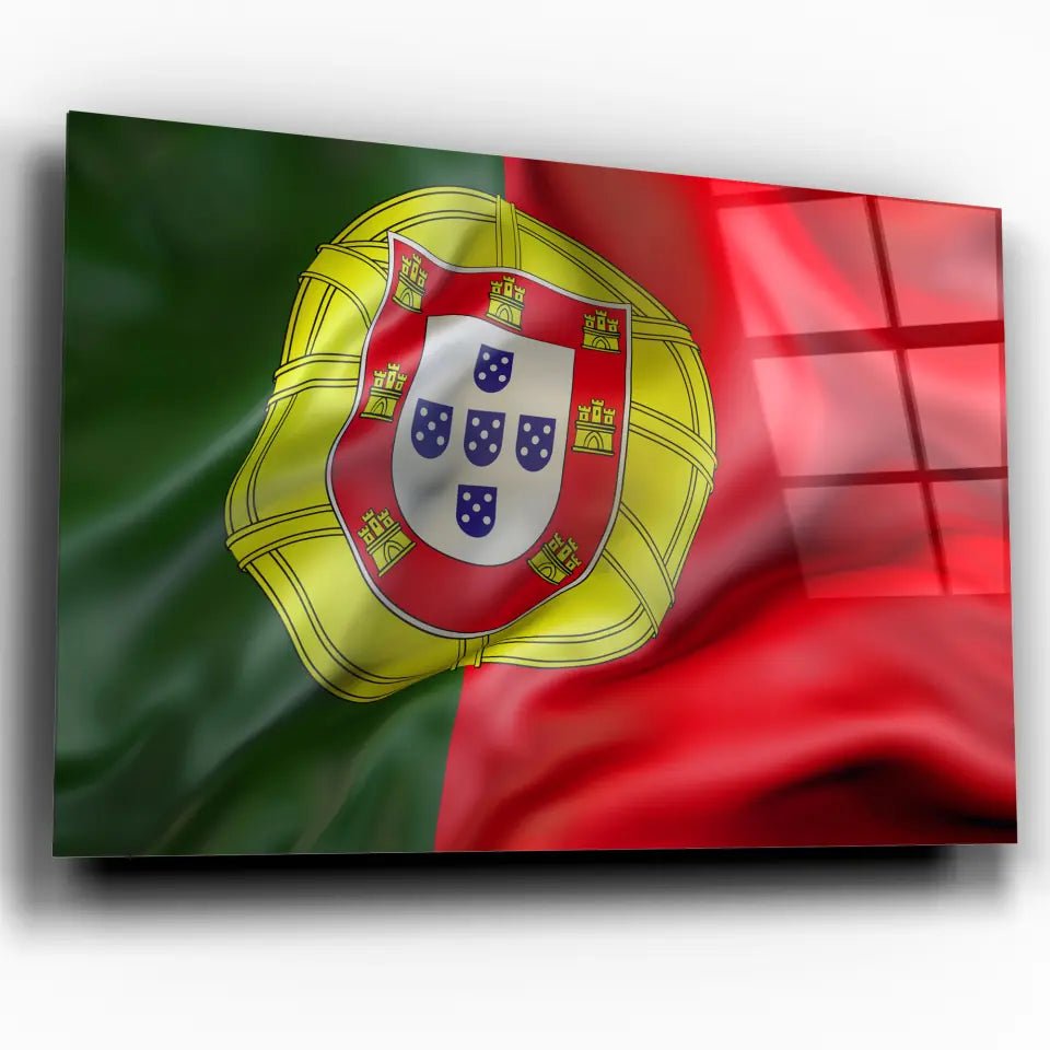 Tableau Drapeau Portugal - Toile Unique