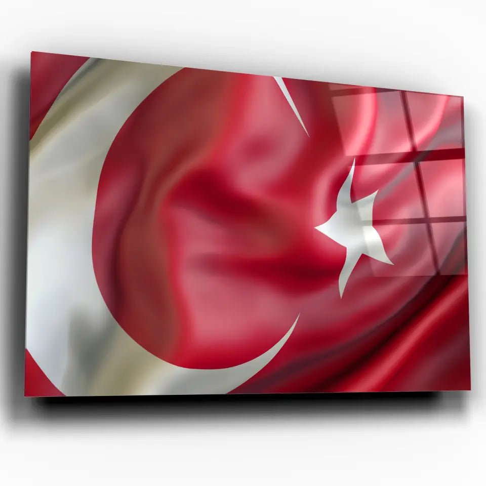 Tableau Drapeau Turquie - Toile Unique