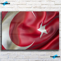 Thumbnail for Tableau Drapeau Turquie - Toile Unique