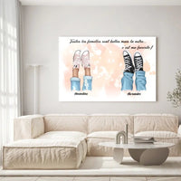 Thumbnail for Tableau famille - Chaussures - Toile Unique